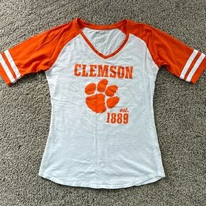 Clemson t-shirt ladies Lg - XL